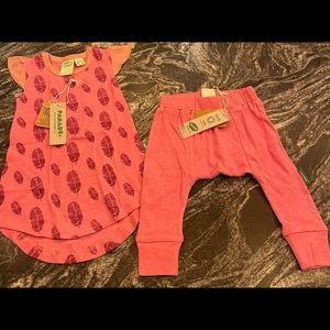 Parade Baby Pink Organic Cotton 2pc Set. (451)